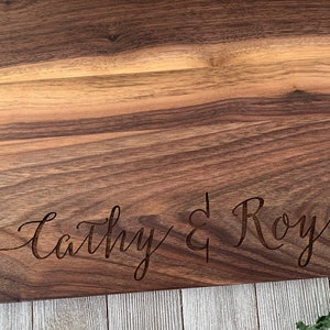 Custom Cutting Board Cheese Board Wedding Gift for Couple Wooden Chopping Board Personalized Serving Board Birthday Anniversary Closing Gift