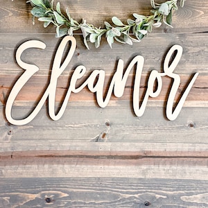 wooden baby name signs for nursery