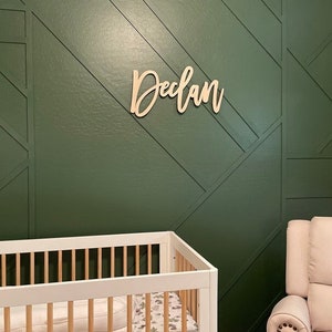 Boy Nursery Decor Wood Name Sign Baby Name Sign Wall Art Personalized Baby Shower Gift Announcement Photo Prop Nursery Shelf Decor