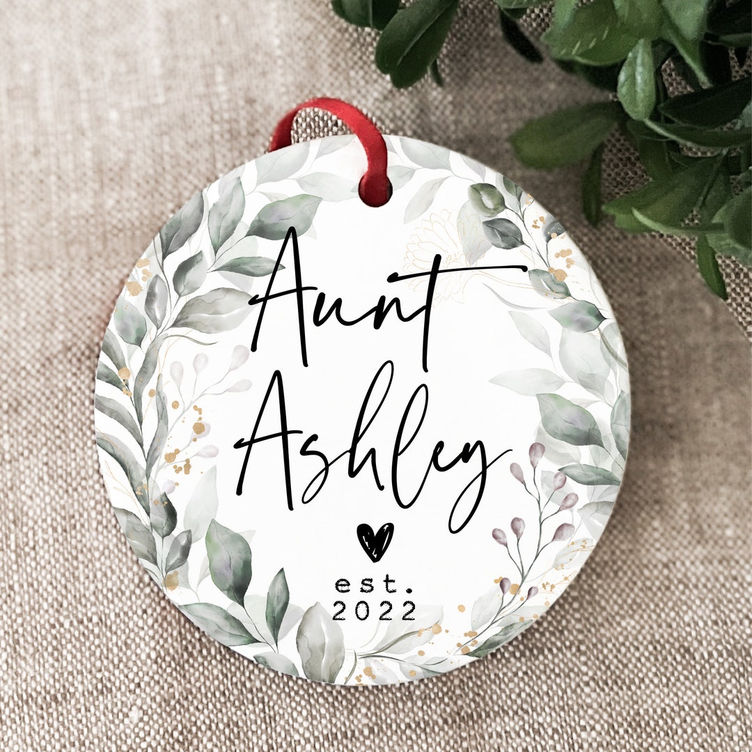 New Aunt Gift Christmas Ornament Aunt Ornament Gift for Sister Gift for ...