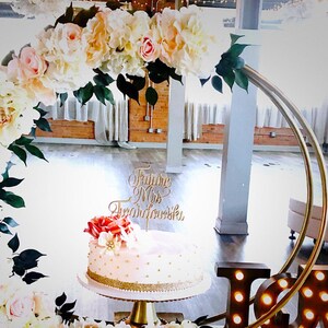 Bridal Shower Cake Topper, Future Mrs Cake Topper, Personalized Cake Topper, Laser Cut Cake Topper, Wood Cake Topper, Bridal Shower Decor image 4