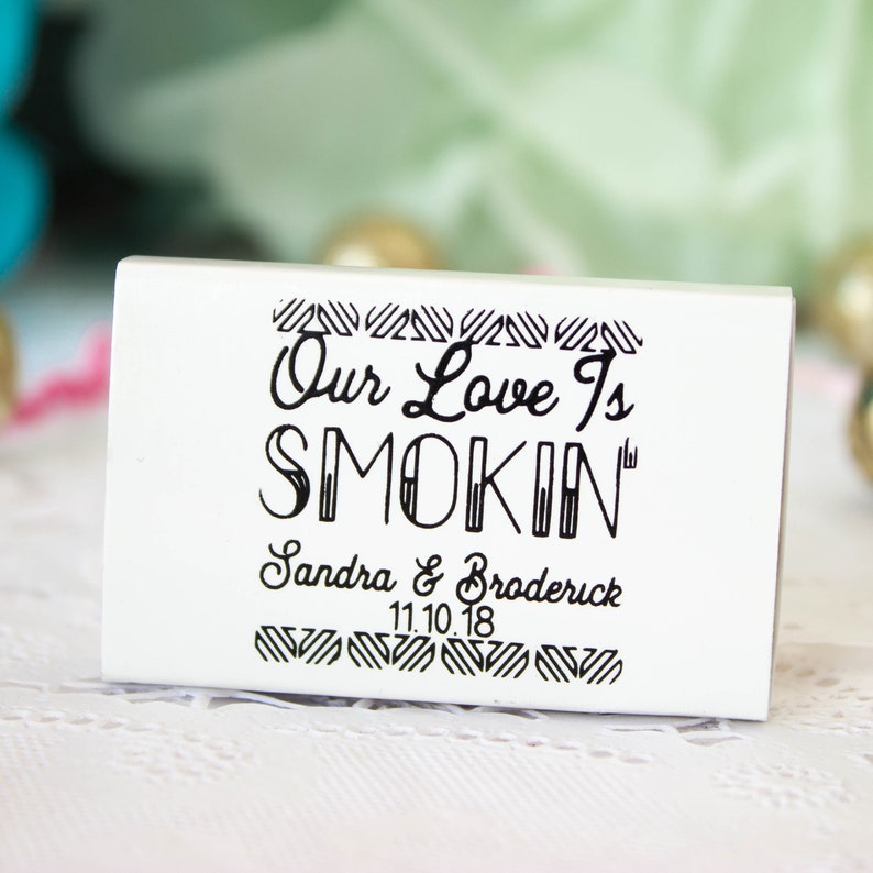 Personalized Matches Matchbox Wedding Favors Wedding Etsy