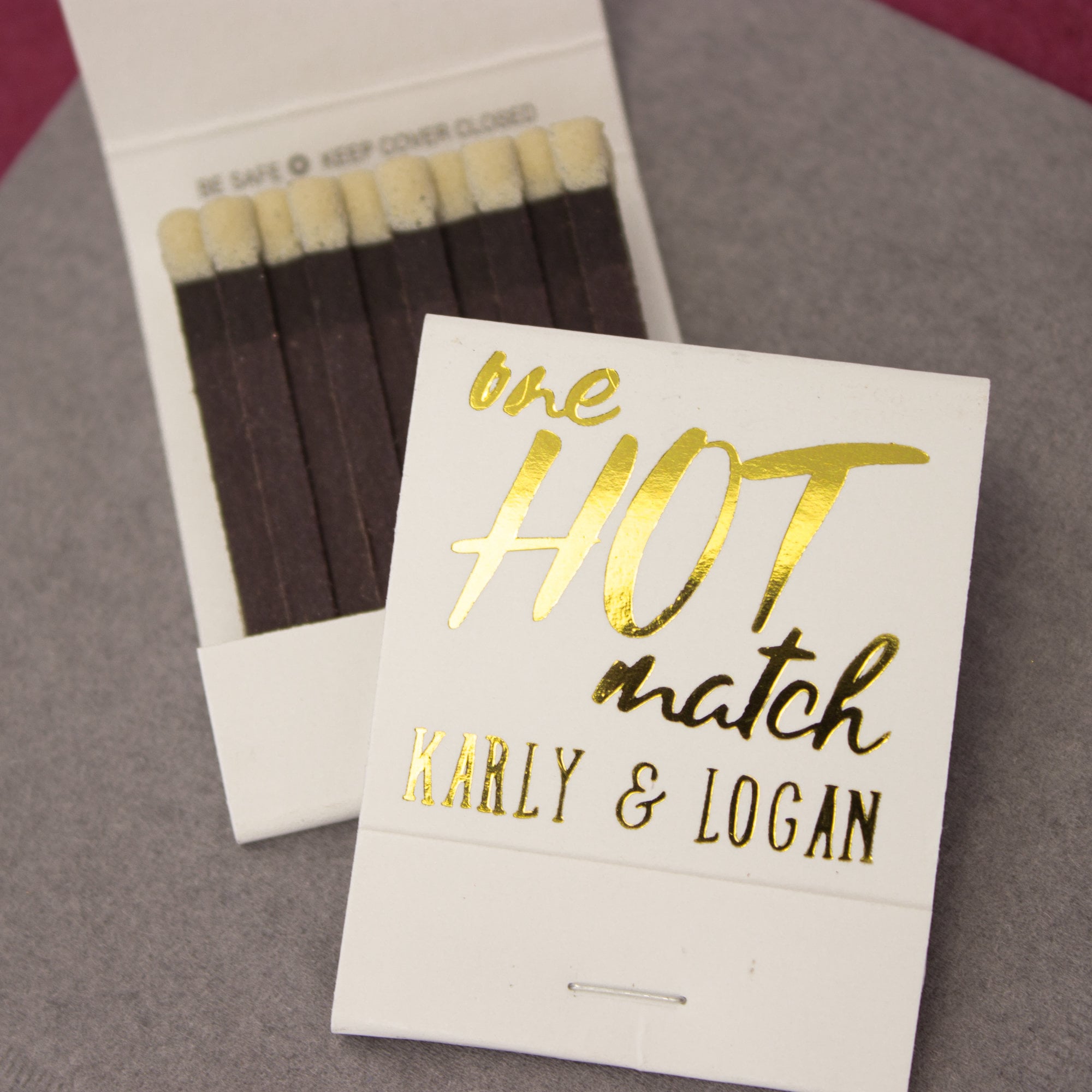 Personalized Matches Customized Matchbooks Party Matches Etsy