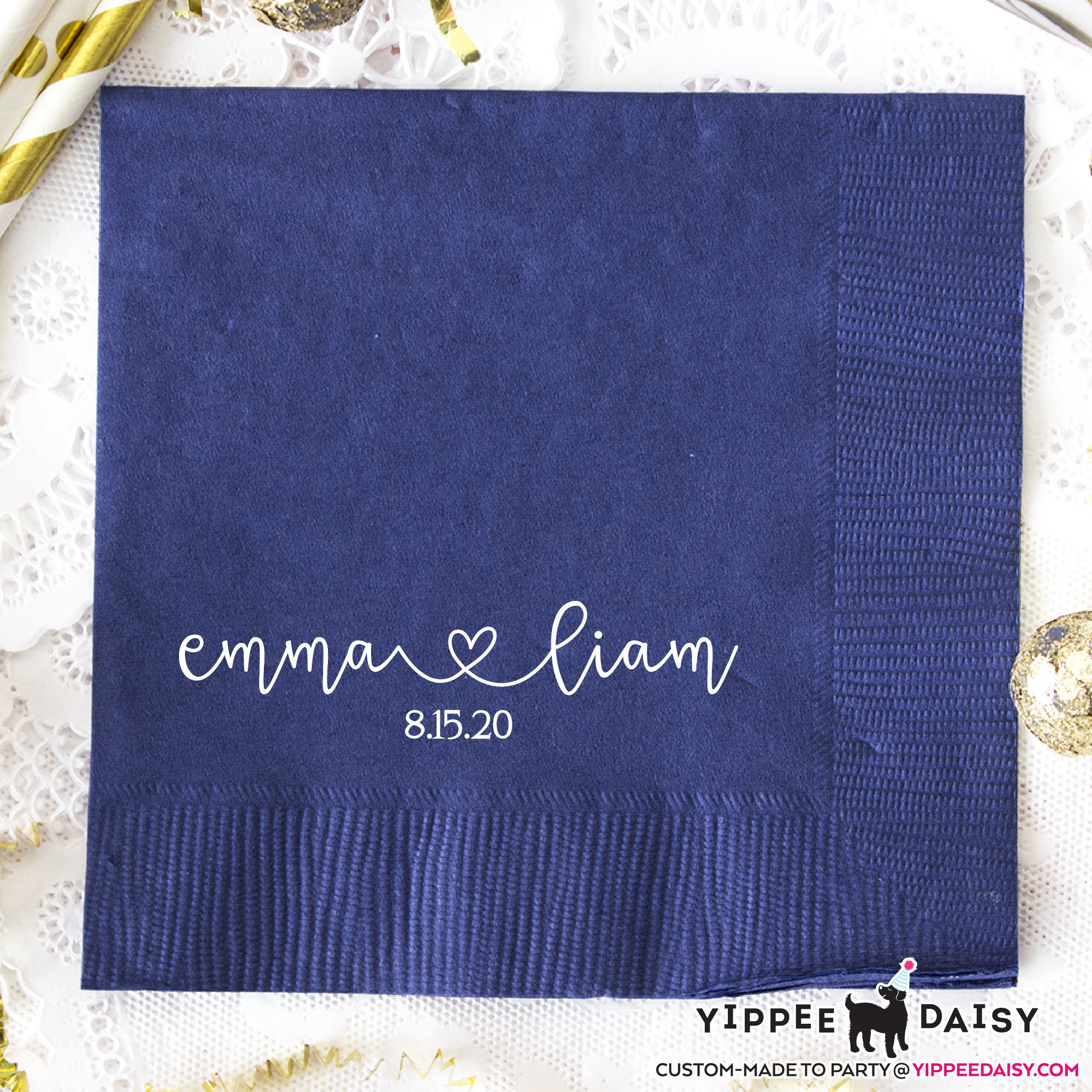 Custom Wedding Napkins Rehearsal Dinner Napkins Bridal Etsy Canada