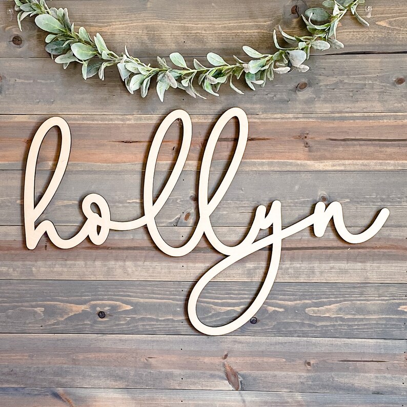 Custom Name Sign Wedding Backdrop Name Sign Name Cutout Etsy