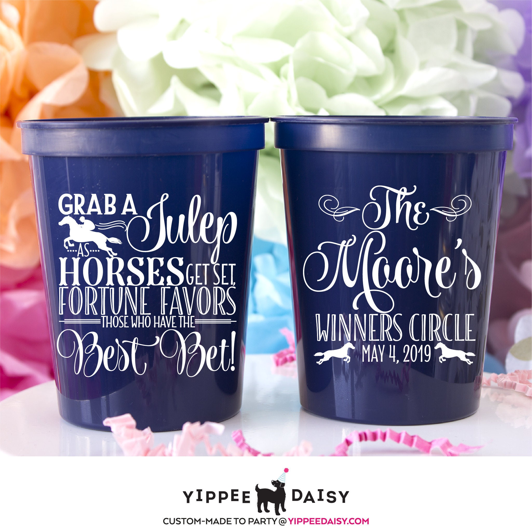 Kentucky Derby Party Cups Personalized Cups Stadium Cups Etsy