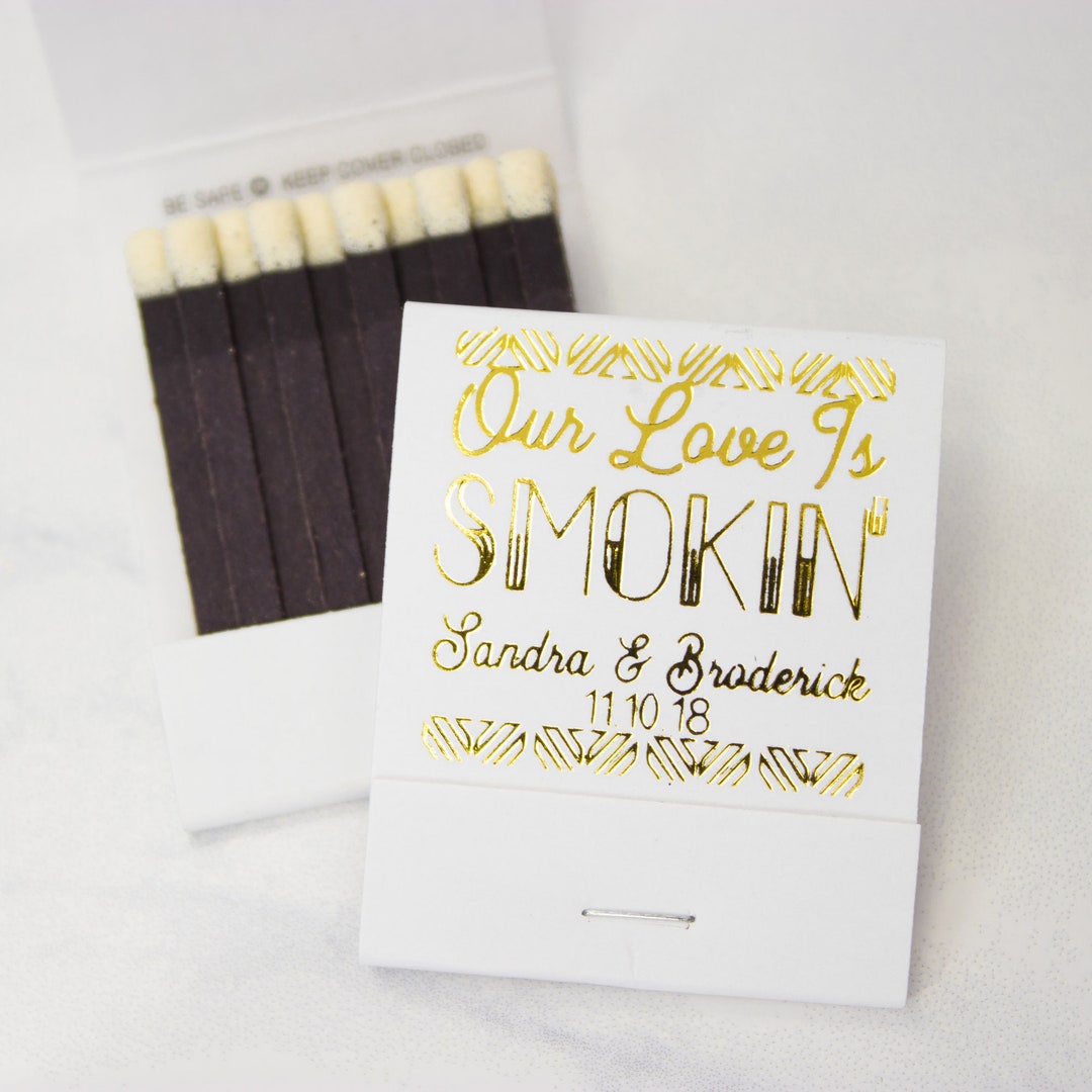 Wedding Matches Wedding Favors for Guests Personalized Etsy