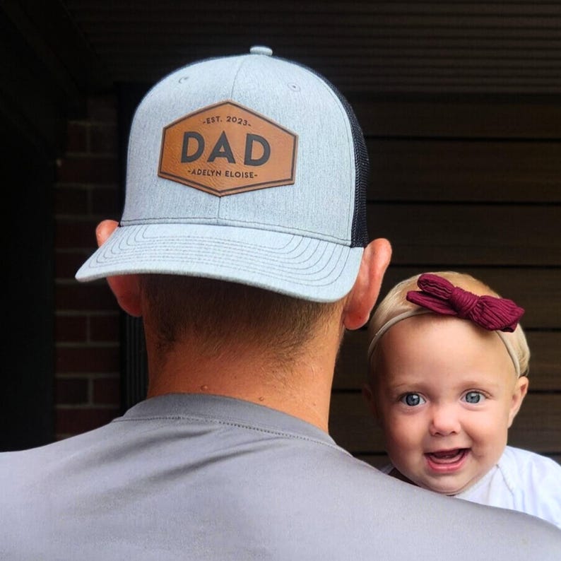 Personalized Dad Hat - Custom Hat with Kids Names - Father's Day Gift - Personalized Trucker Hat - Gift from Kids - New Dad Gift - 2025 Gift image 2