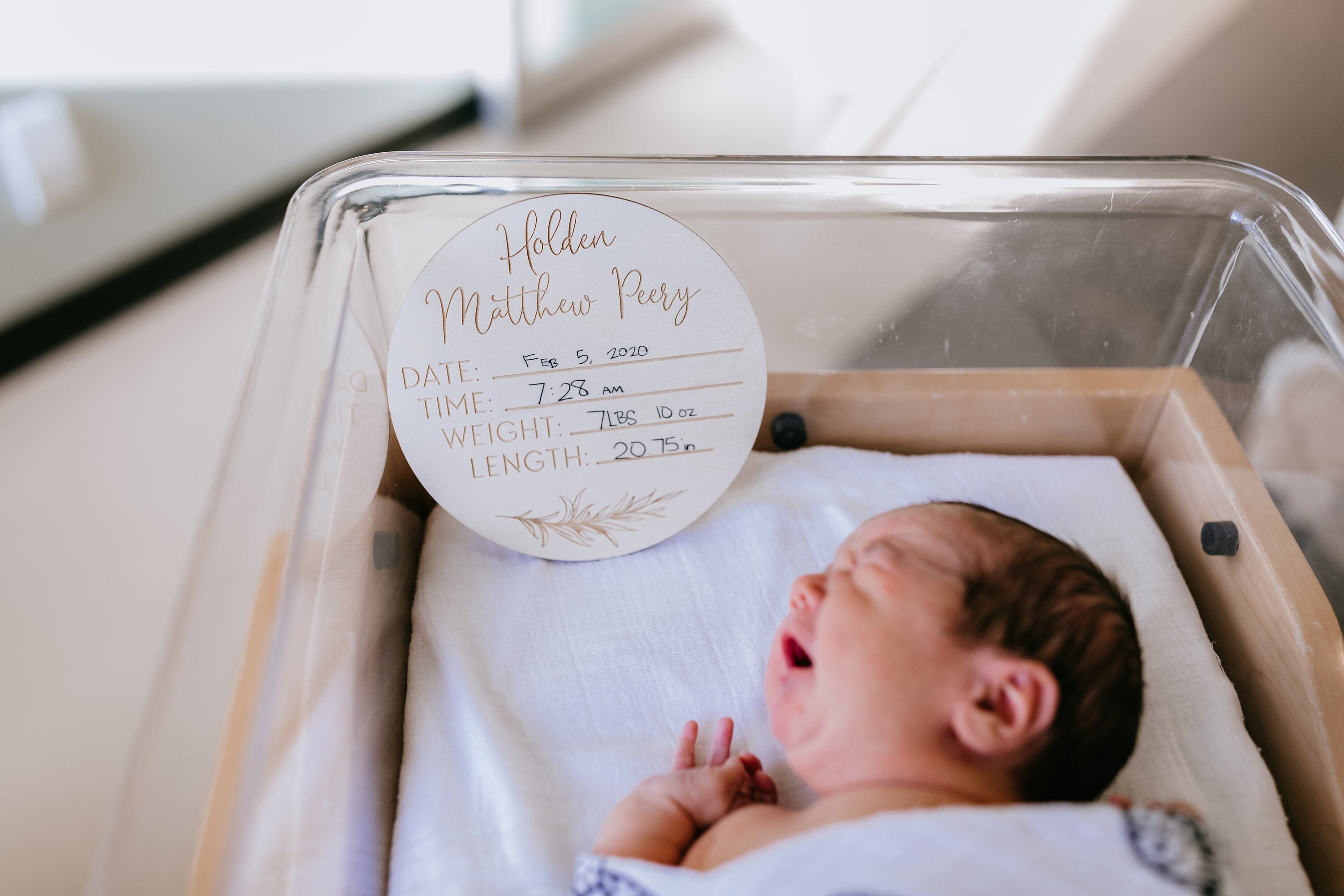 Custom Baby Name Sign Birth Announcement Sign Hospital | Etsy