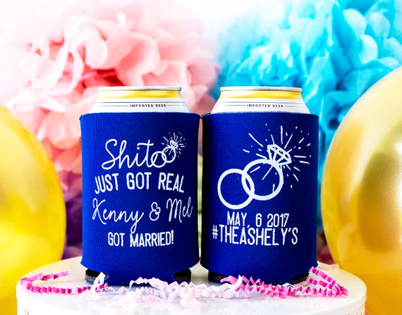 Personalized Can Sleeve Coolers 10-Pack Bulk - Custom Neoprene Beer Can Coolers For Weddings, Parties