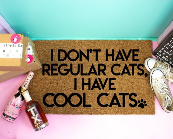 Cat Lover Gift Funny Cat Doormat Cat Door Mat Crazy Cat Lady Funny Welcome Mat Cat Mom Gift Cute Doormat Door Mat Bunch Of Cats Foster Cats