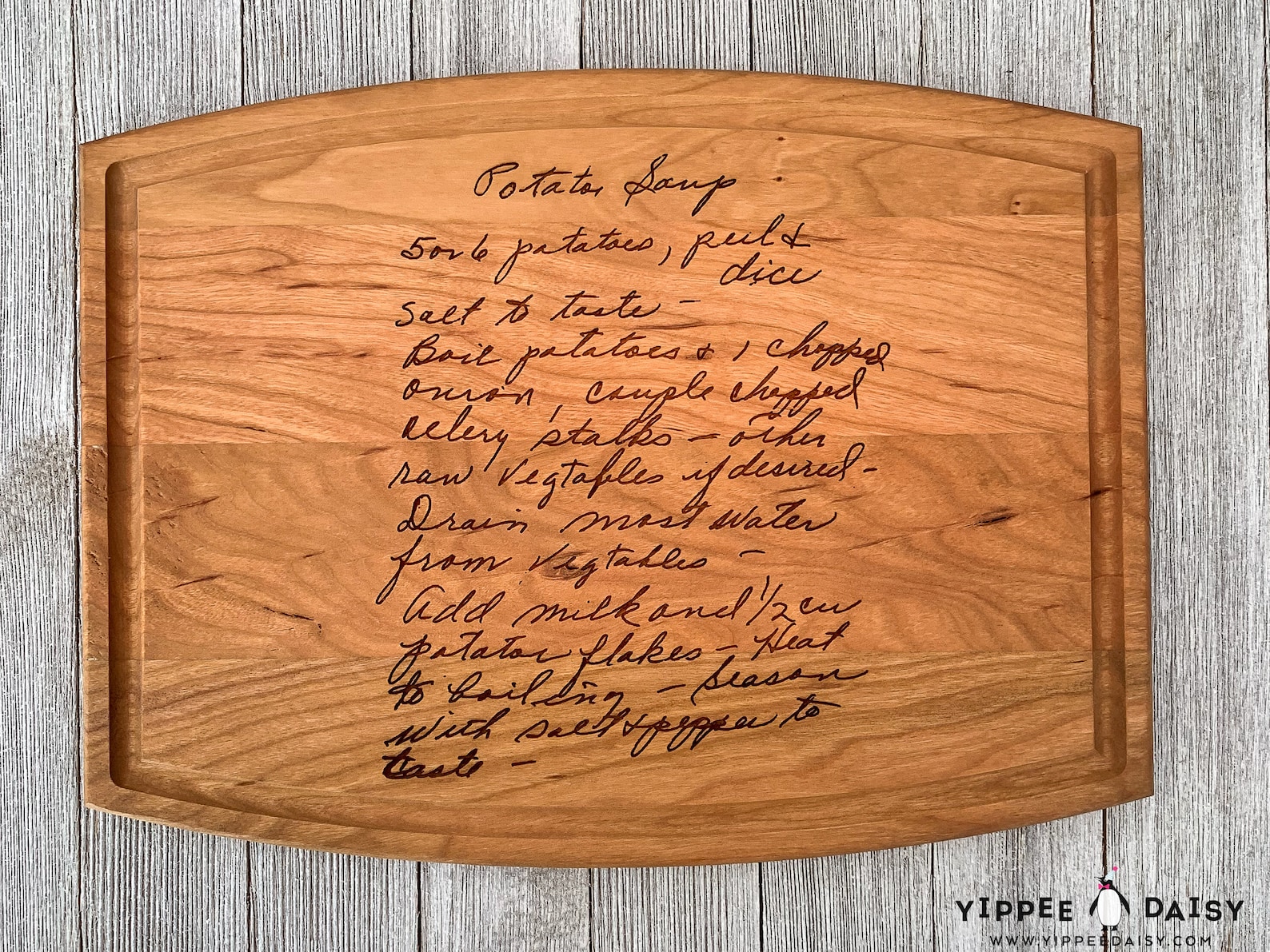 Recipe Cutting Board Family Recipe Engraved Cutting Board Etsy