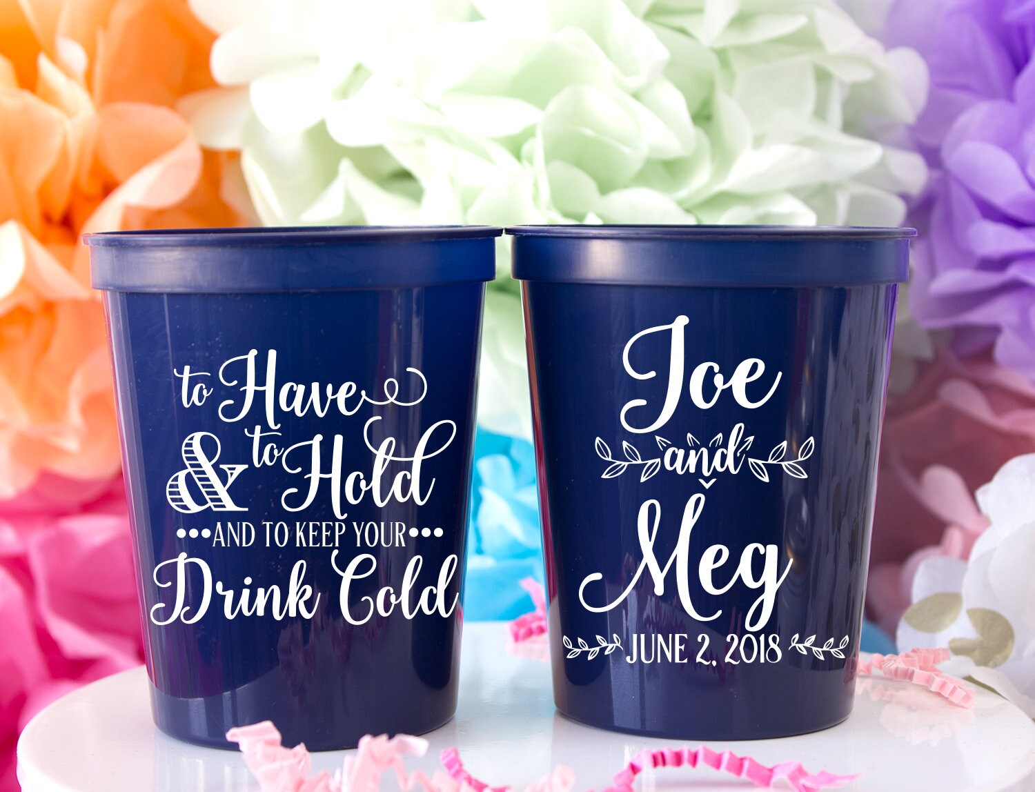 Custom Wedding Cups Personalized Wedding Favors for Guests Etsy UK