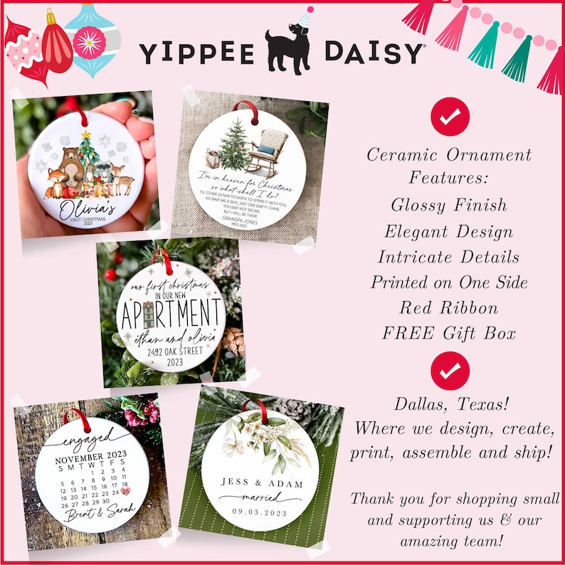 Newborn Christmas Ornament Personalized Baby Ornament Baby Boy