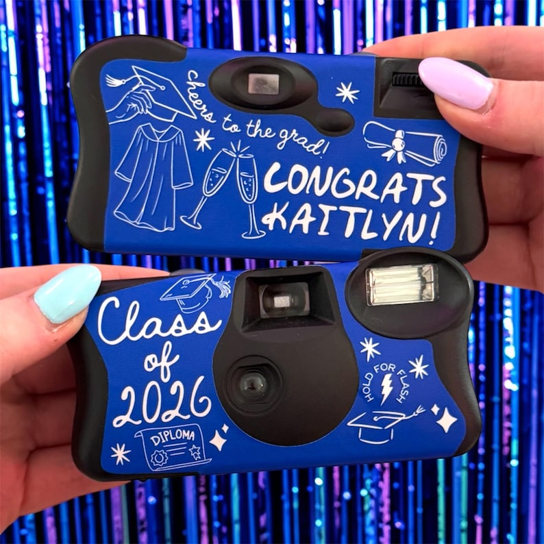 Camera Graduation Custom Graduation Disposable Camera Wrap - Disposable Camera Cover for ...