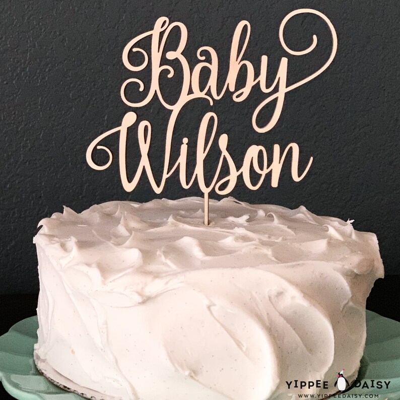 Gender Reveal Cake Toppers Personalized Cake Topper Baby | Etsy