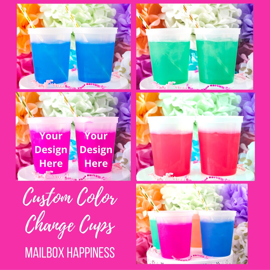 Personalized Cups Wedding Favors for Guests Plastic Cups Etsy