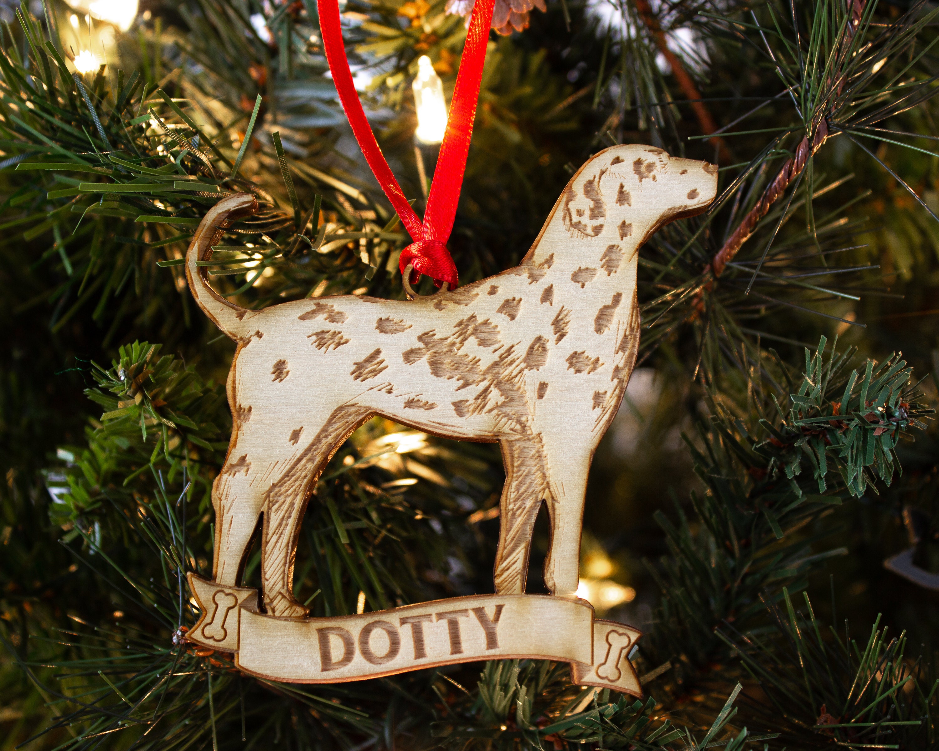 dog mom christmas ornament