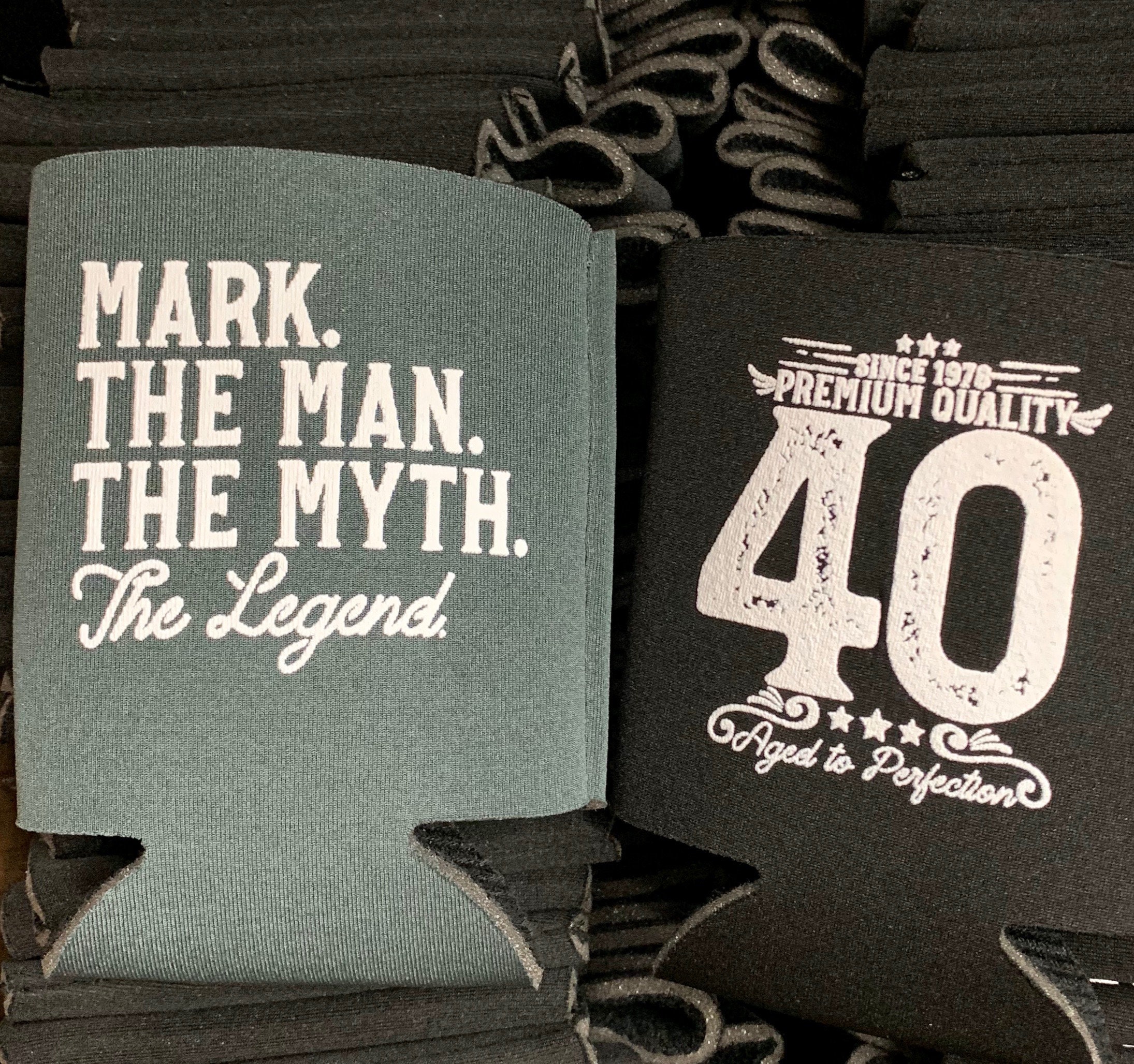 The Man The Myth The Legend | Custom Birthday Koozies
