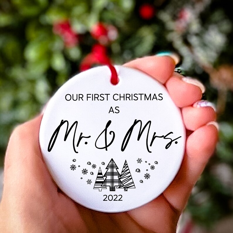 1st Christmas Together Ornament 2022 Mrs And Mrs First Christmas Married Ornament 2022 Mr & Mrs First Christmas Etsy