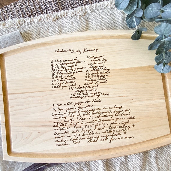 Custom Family Engraved Wooden Cutting Board - Yippee Daisy