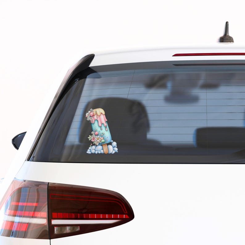 Bubble Ice Pop UV DTF Decal Daisy Frozen Treat Sticker Cup Decal Glass Decal Tumbler Sticker Sweet Treat Gift Bild 5