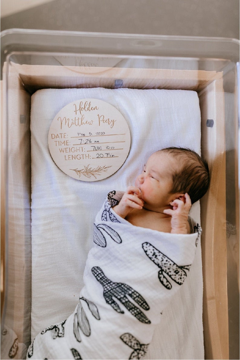 Birth Announcement New Baby Announcement Custom Birth 202