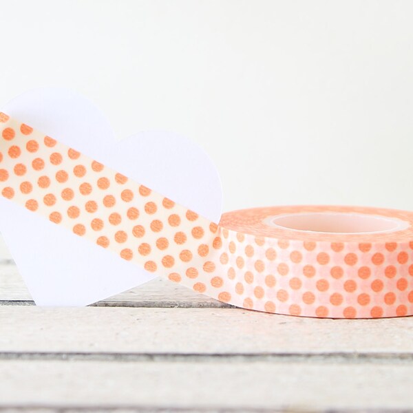 Washi Tape, Coral Washi Tape, Planner Accessories, Planner Stickers, Craft Tape, Gift Wrap, DIY Decorative Tape, Planner Tape