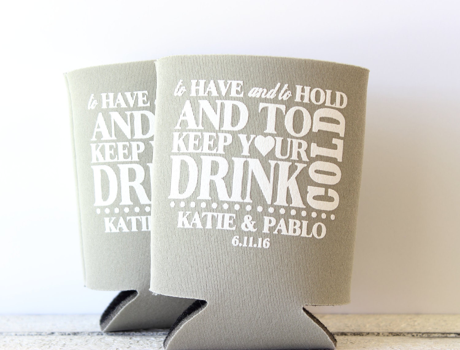 Beer Can Cooler Wedding Can Cooler Have Hold Can Cooler Etsy