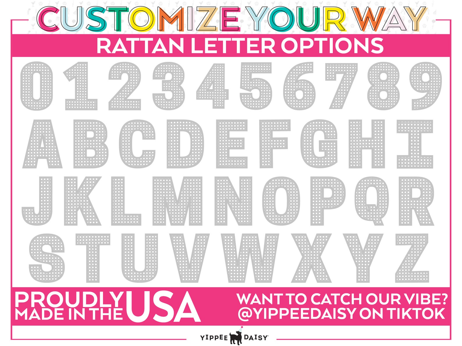 Rattan Nursery Decor Rattan Wall Decor Rattan Letters Name Etsy