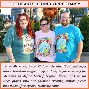 The Yippee Daisy team, creators of custom “Lake Crew” bachelorette can coolers, specializing in personalized bridal party favors made in Texas.