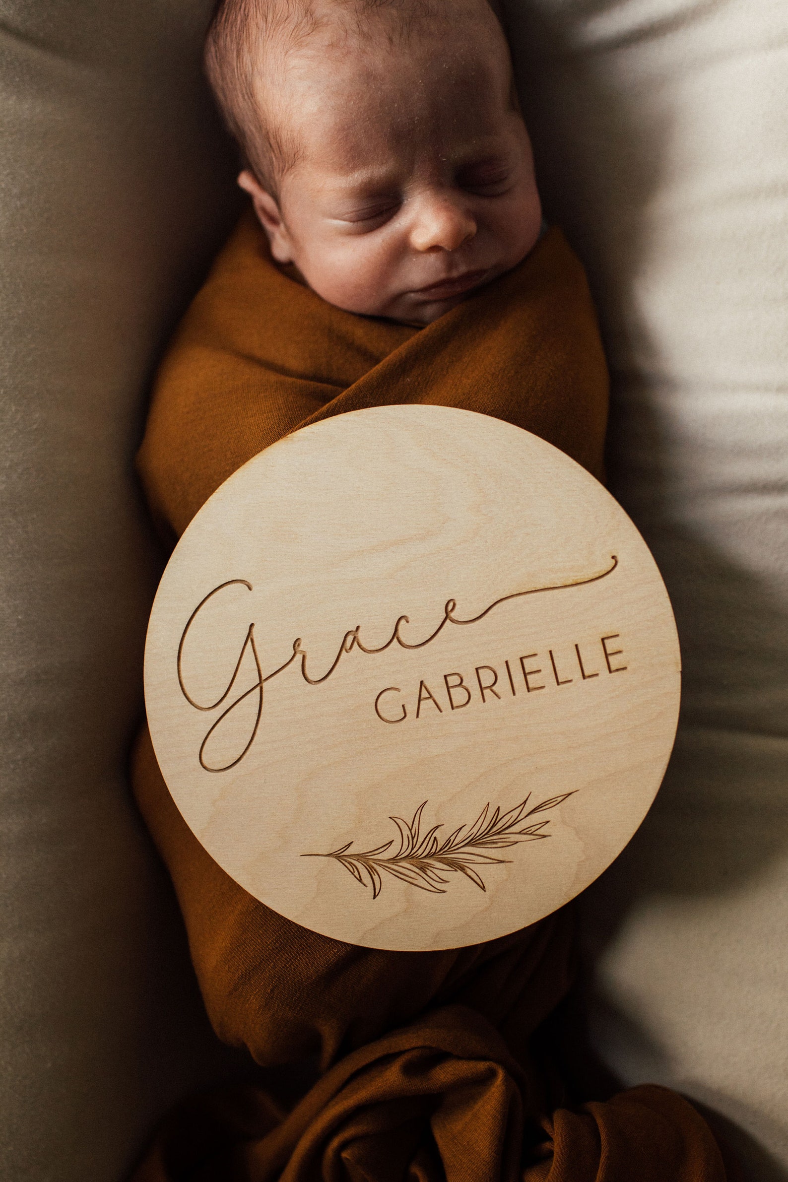 Custom Baby Announcement Plaque Birth Announcement Sign Etsy