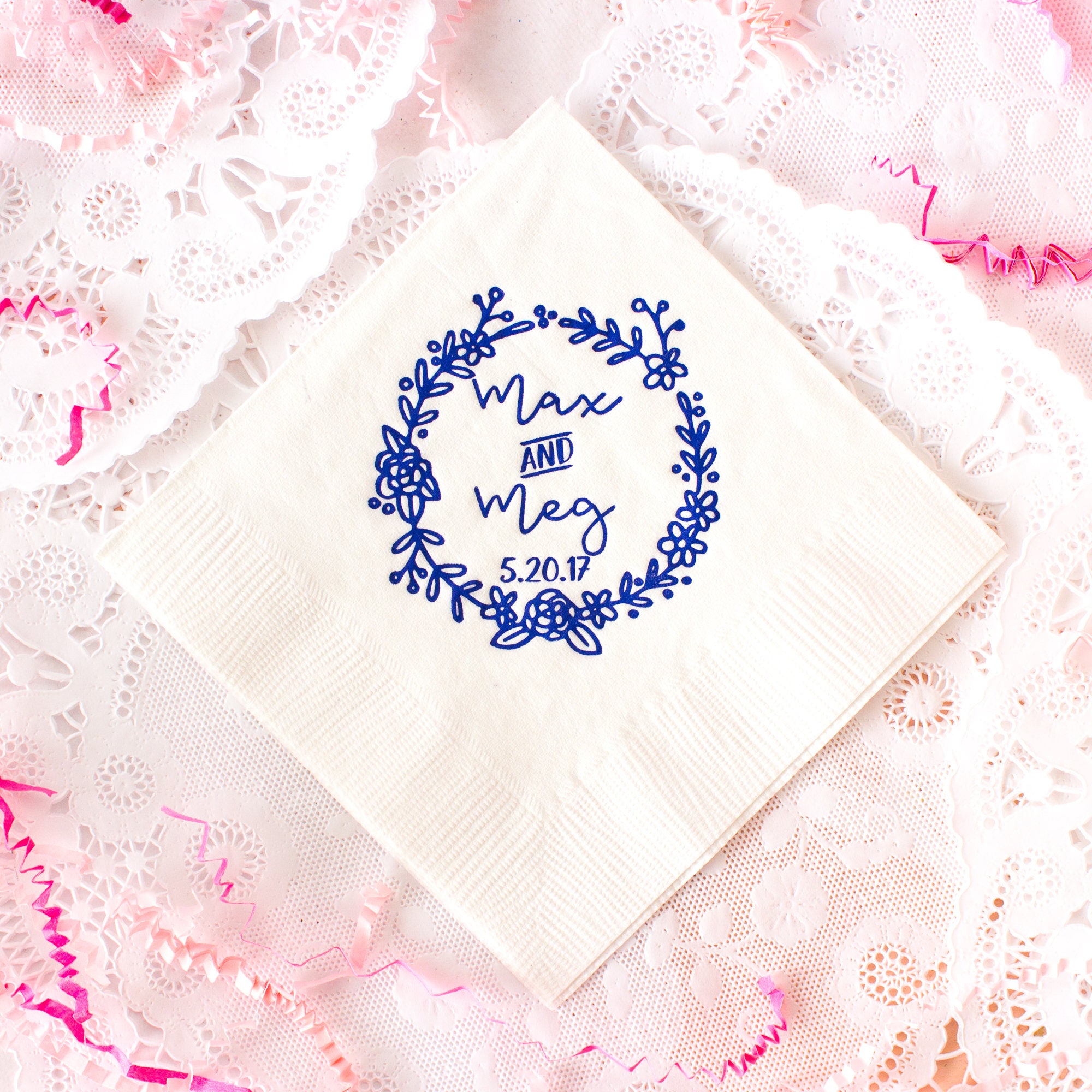 Monogrammed Napkins Beverage Napkins Party Napkins Bar Etsy Australia