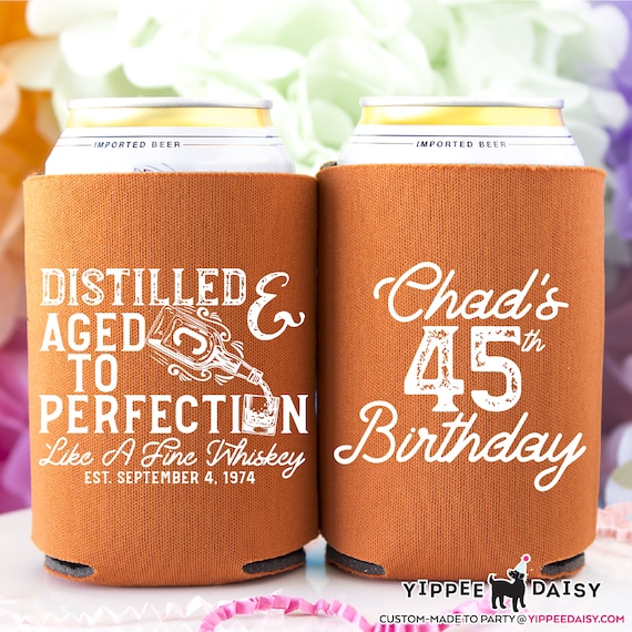 Aged to Perfection, 90th Birthday Can Cooler, Beer Can Holder