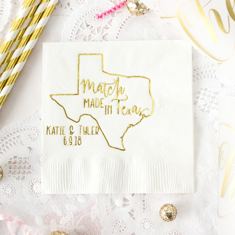 Wedding Napkins Custom Napkins Personalized Napkins Match Etsy