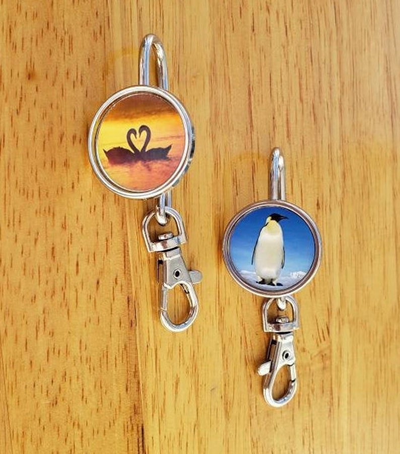 Key Finder Penguin Swans Keychain Find Keys Quickly Hook Etsy