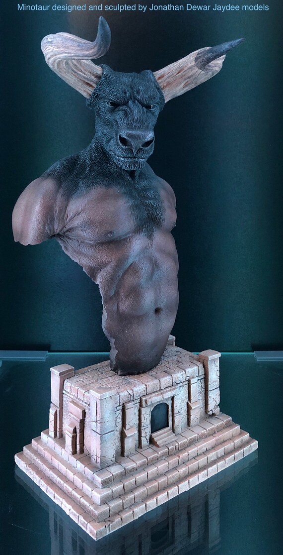 MINOTAURO 1//4 SCALA Statua Busto JAYDEE modelli SCULTURA Jonathan Dewar