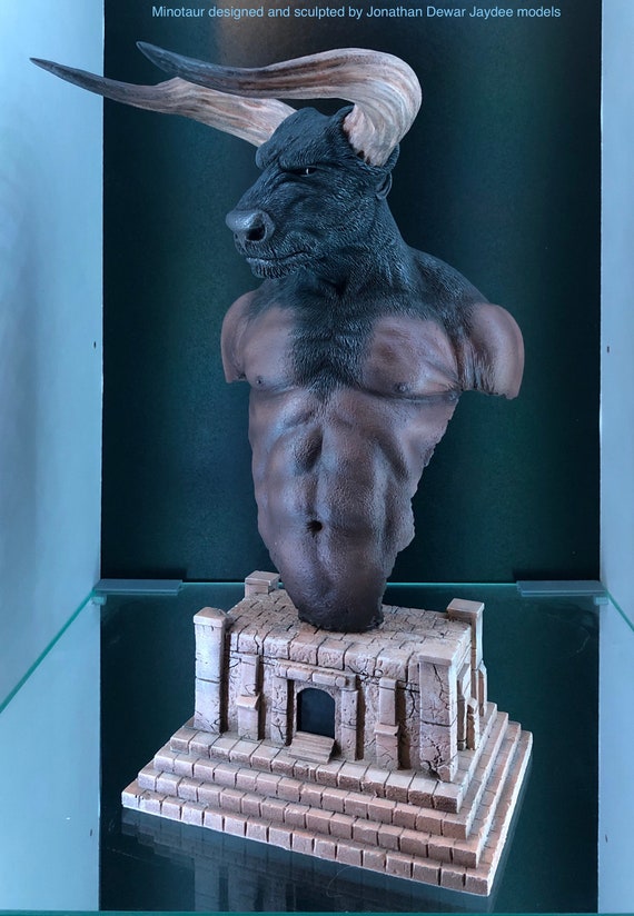 MINOTAURO 1//4 SCALA Statua Busto JAYDEE modelli SCULTURA Jonathan Dewar
