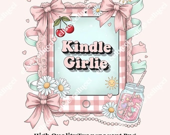 Kindle Girlie PNG Clipart, Buchliebhaber Lesekunst (Digitaler Download)