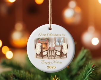 Leere Nester Ornamente: Erstes Weihnachten, Meilenstein-Andenken für 2025, Feiertagsdekoration