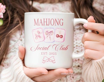 Mahjong Social Club Clipart, Pássaro, Ponto, Rachadura, Peças Bam Arte Digital para Artesanato e Jogos