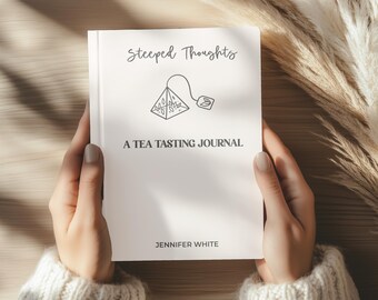 Tea Lover’s Journal, Personalized Matte Hardcover, Brew Tracker, Flavor Notes, Recipe Log
