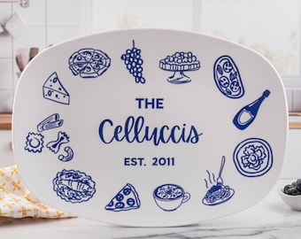 Personalized Wedding Keepsake Platter, Custom Bridal, Names & Date, Couple, Bride Groom Gift