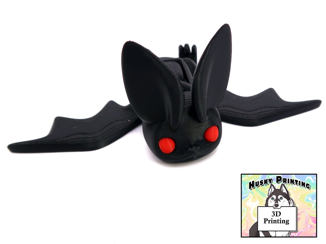 FLYING Bat Toy Articulating BAT WATCH the Video Push the Button and the