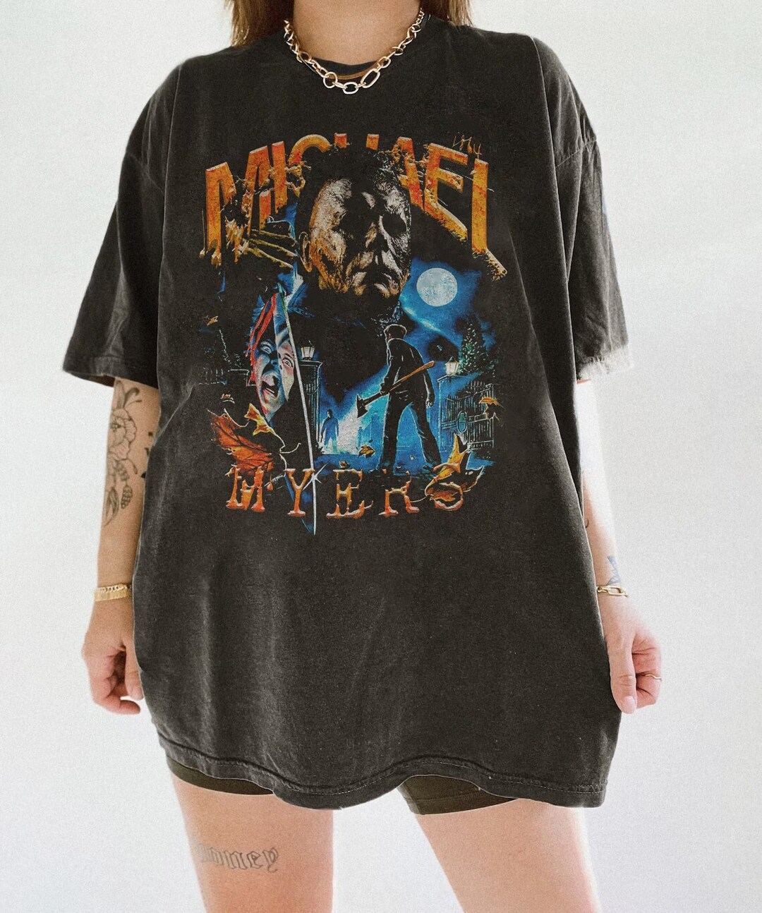 Michael Myers Vintage Halloween Shirt, Michael Myers Shirt, Vintage ...