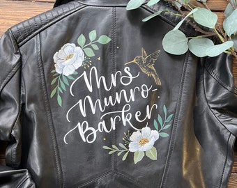 Custom Bridal Jacket / Festival Jacket / Bridesmaid Jacket