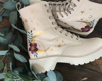 Custom Bridal Shoes / Custom converse / doc martins  / Shoes not included