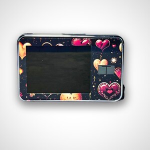 Fancy Hearts Tandem T:Slim X2 Insulin Pump Decal, Diabetic Medical Device Sticker, Valentines Day Pump Skin.  L3