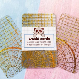 Celestial Star Map Foil Washi Card