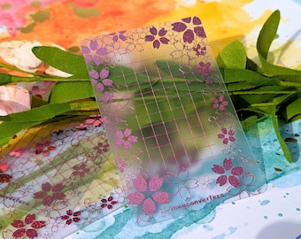 Pink Foil Washi Card | Cherry Blossoms